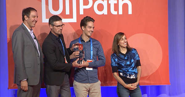 Tacstone wint UiPath Global Partner Award 2019
